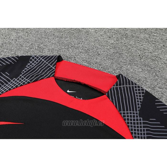 Chandal del Liverpool Manga Corta 2022-2023 Negro - Pantalon Corto